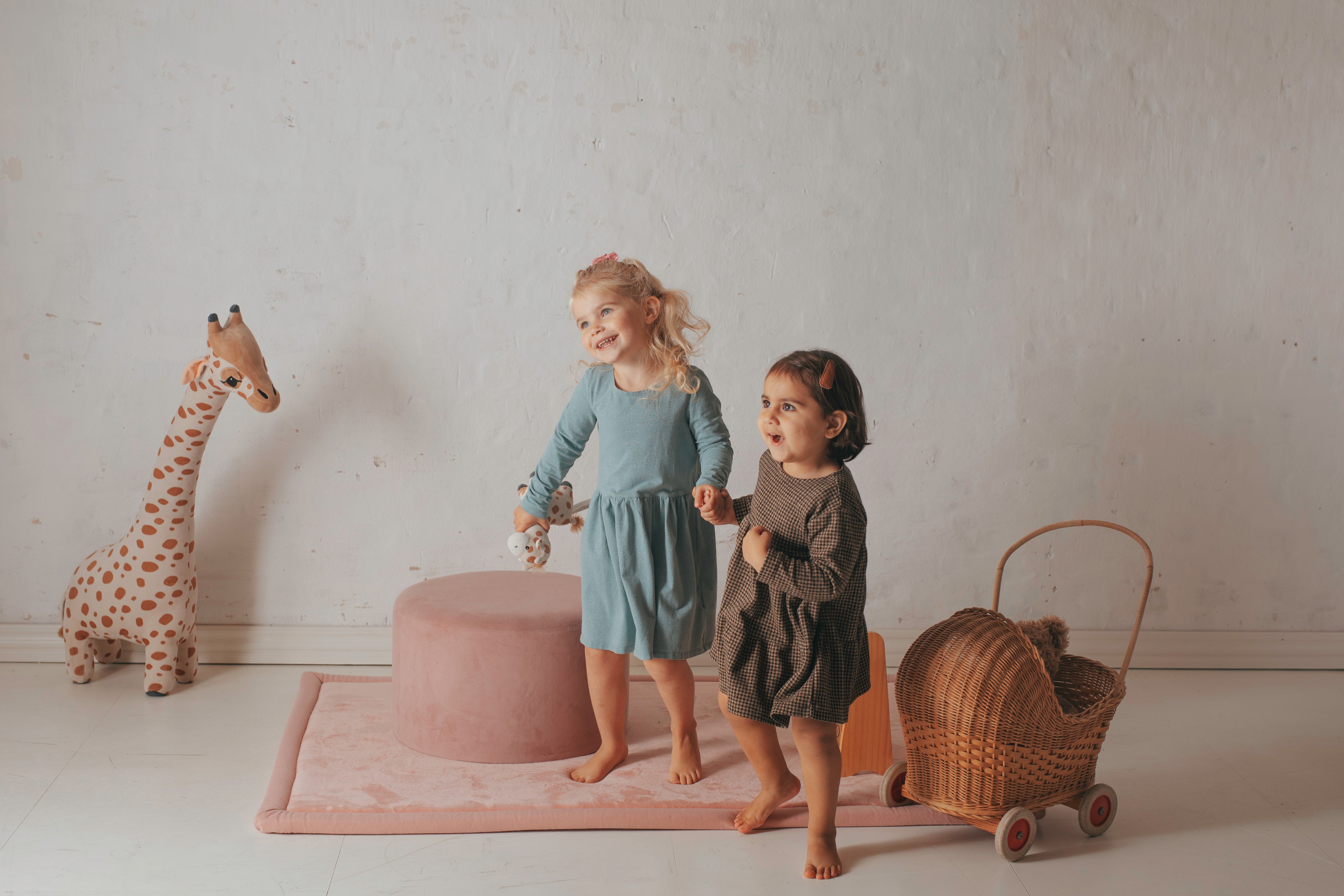 Vetus tæppe Lyserødt